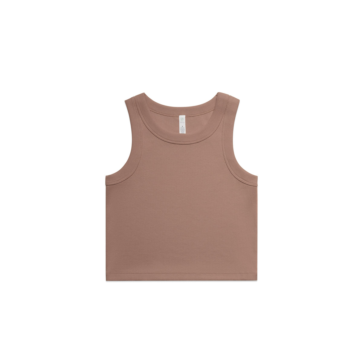 Women's Organic Rib Crop Tank
