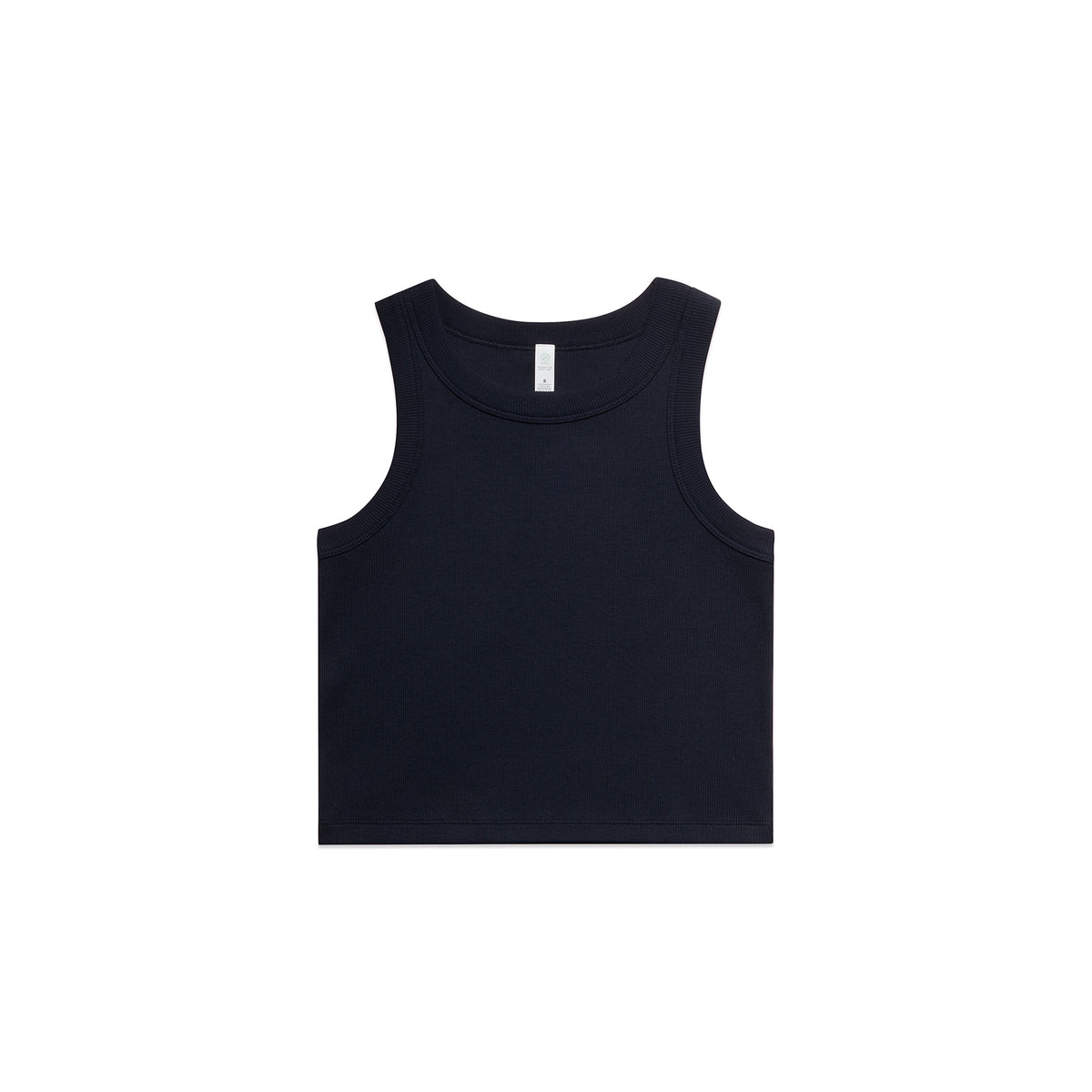 Women's Organic Rib Crop Tank