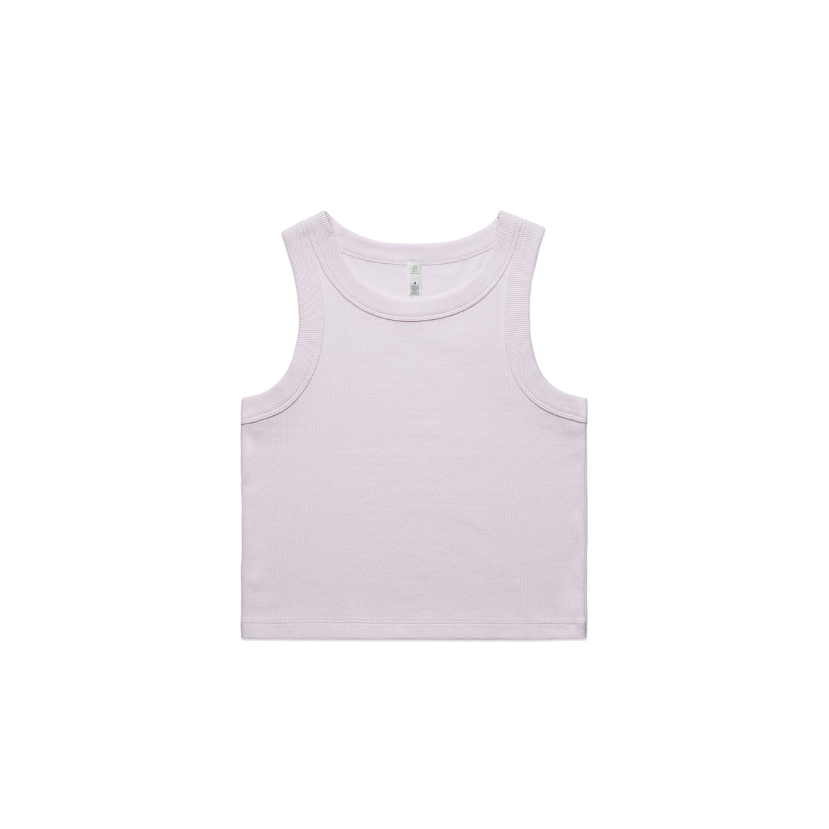 Women's Organic Rib Crop Tank