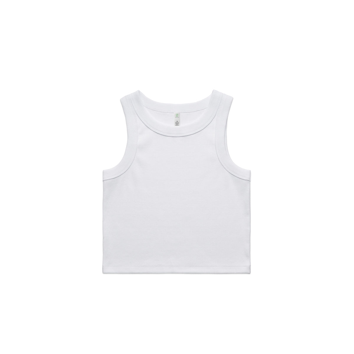 Women's Organic Rib Crop Tank